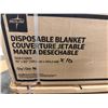 Image 2 : Qty 8 Boxes Medline Disposable Blankets & 3 Boxes Pacific Blue 80540 Care Towels