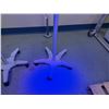 Image 4 : Qty 2 Natus Pediatrics NeoBlue LED Phototherapy Systems on Rolling Stands