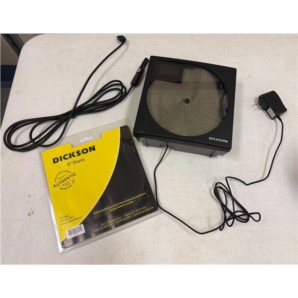 Dickson TH8P3 Circular Chart Recorder w/ 8" Charts