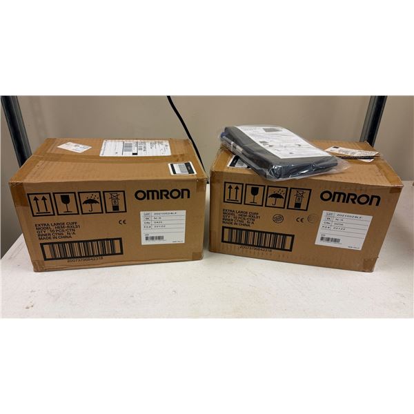 Qty 2 Boxes of 10 Omron HEM-RXL31 Extra Large Blood Pressure Monitor Cuffs New