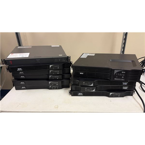 Qty Approx. 9 Tripp-Lite Smart Pro UPS & 1 APC Smart-UPS
