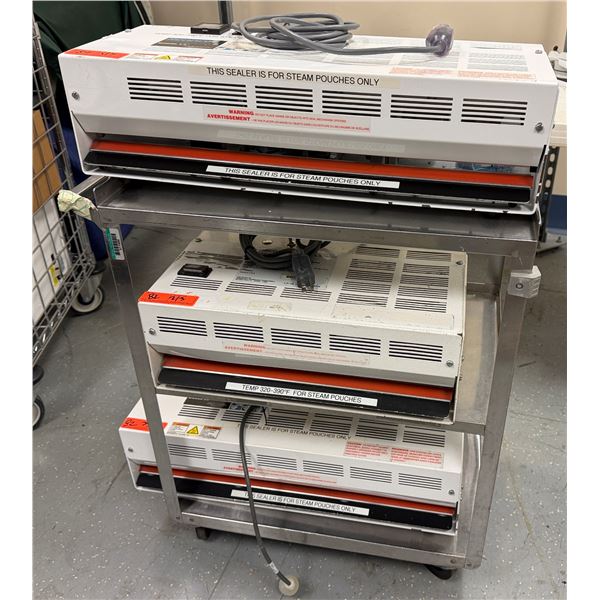 Qty 3 Rennco LS Lift Seal Bag Heat Sealers  (cart not included)
