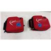 Image 1 : Qty 2 Agilent Technologies HeartStream Semi-Automatic Defibrillators in Cases