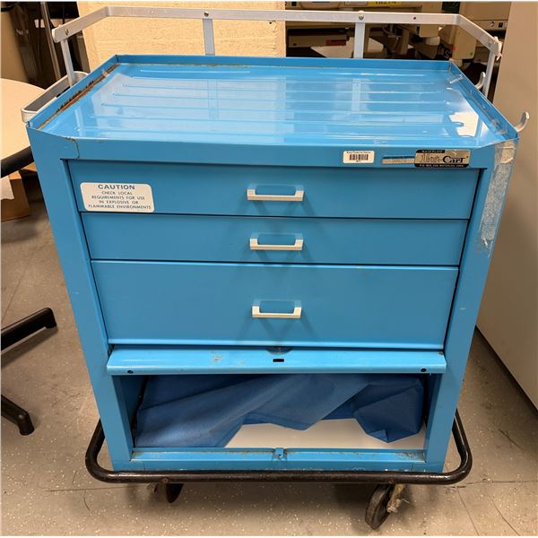 Waterloo Uni-Cart Medical Cabinet on Wheels w/ 4 Drawers 27" x 18" x 33"H