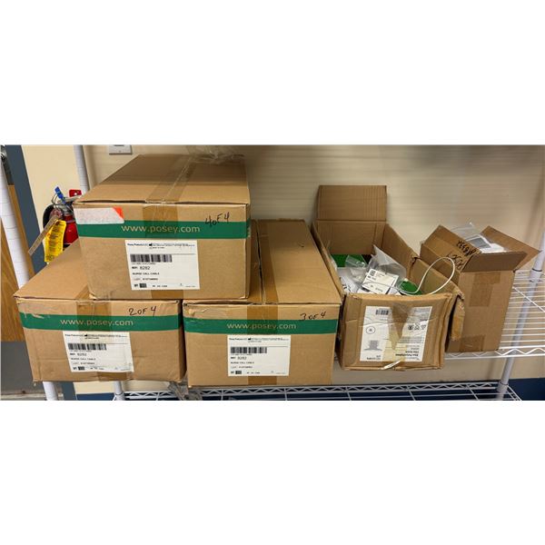 Qty 3 Boxes Posey 8282 Nurse Call Cables, Patient Alarms, Toilet Sensor Pads, etc