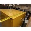 Image 11 : Lab Safety 2-Door Storage Cabinet for Flammable Liquids w/ Inside Shelving 34" x 34" x 65"H