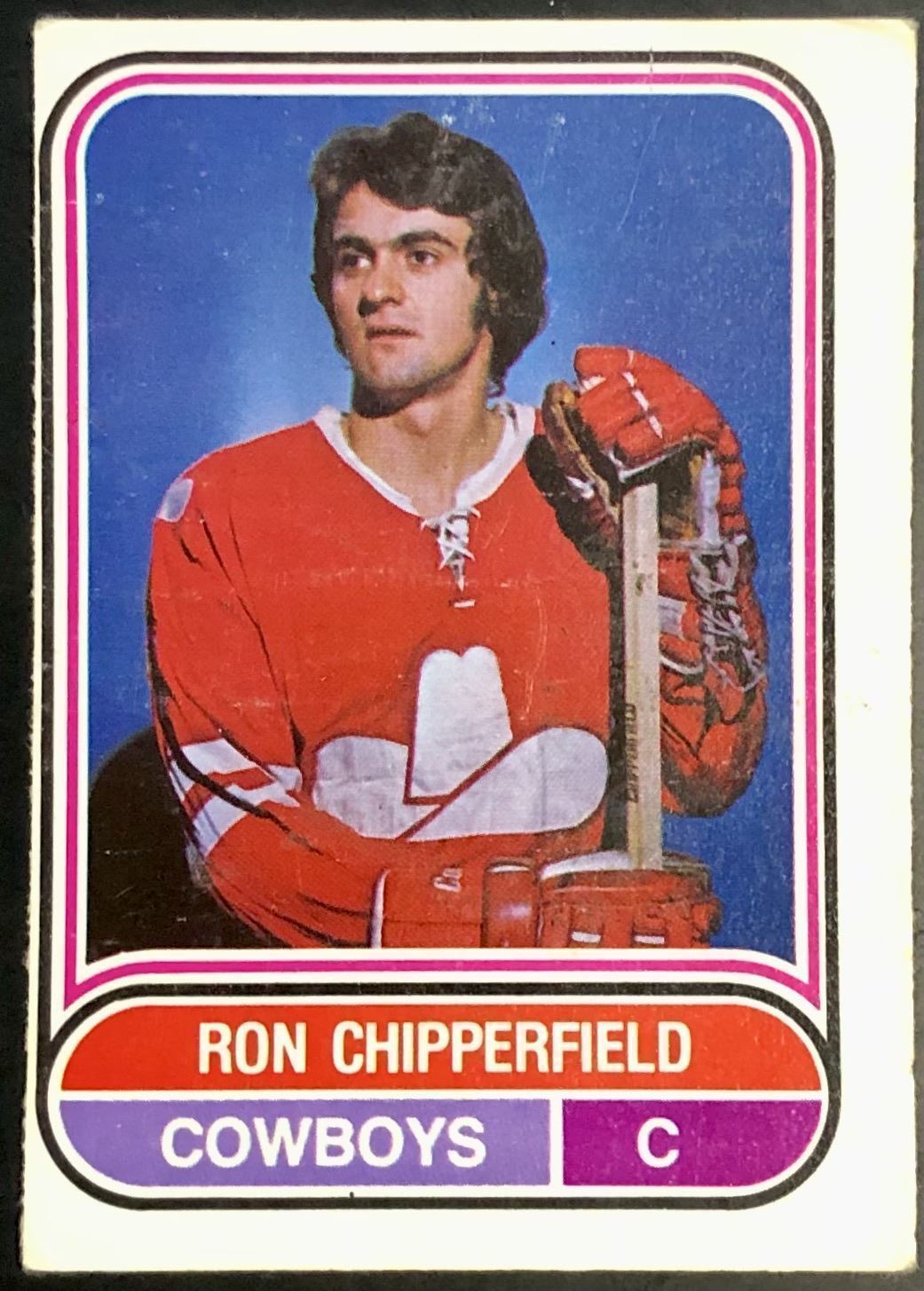 Ron Chee 1975-76 O-PEE-CHEE WHA RON CHIPPERFIELD ROOKIE CARD