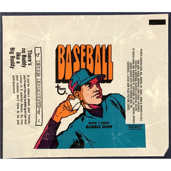 1972 O-PEE-CHEE BASEBALL WRAPPER