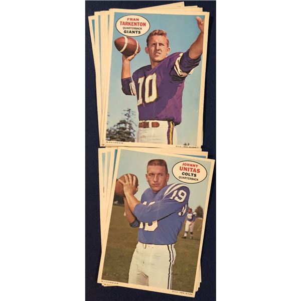 1968 TOPPS NFL POSTERS SET
