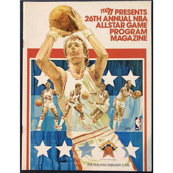 1976 NBA ALL STAR GAME PROGRAM