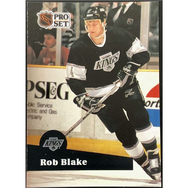 1991-92 PRO SET ROB BLAKE (HOF) ROOKIE CARD