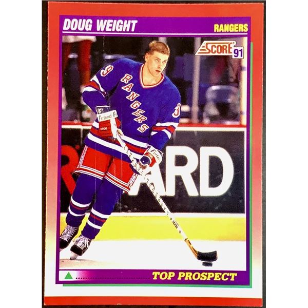 1991-92 SCORE DOUG WEIGHT ROOKIE CARD