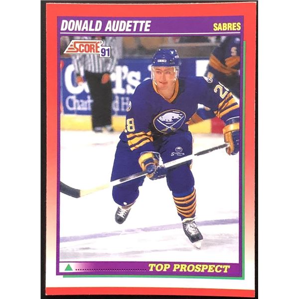 1992 SCORE DONALD AUDETTE ROOKIE CARD