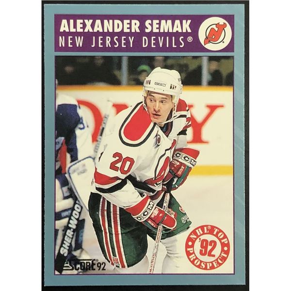 1992-93 SCORE ALEXANDER SEMAK ROOKIE CARD