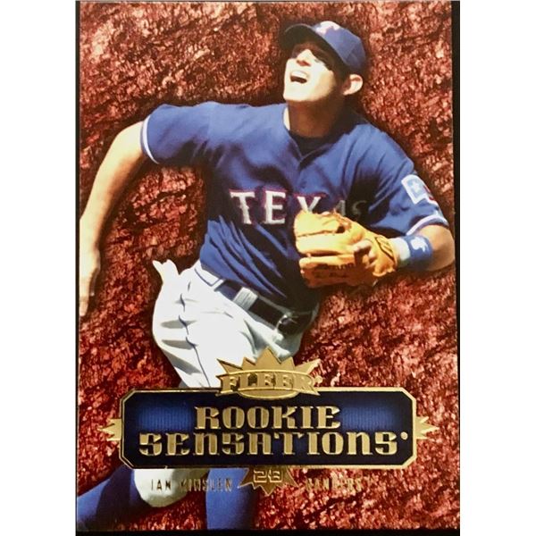 2007 FLEER IAN KINSLER ROOKIE CARD