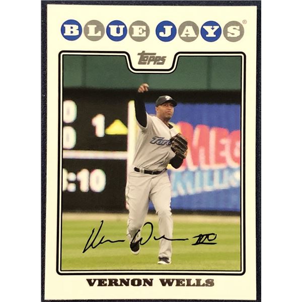 2008 TOPPS VERNON WELLS