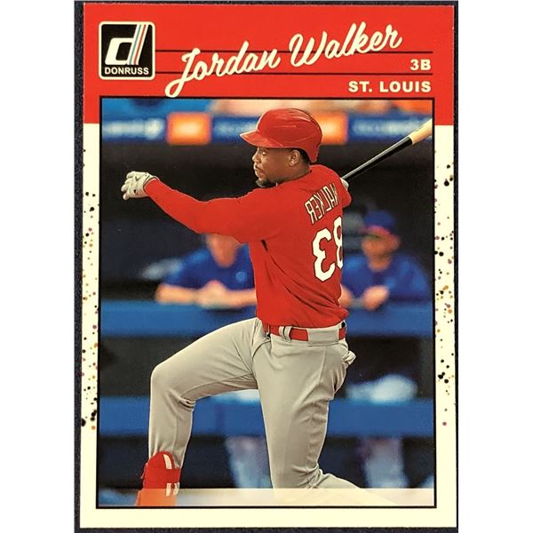 2023 DONRUSS RETRO JORDAN WALKER ROOKIE CARD - ERROR