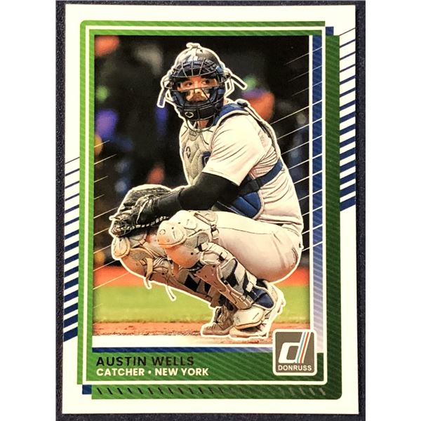 2025 DONRUSS AUSTIN WELLS ROOKIE CARD