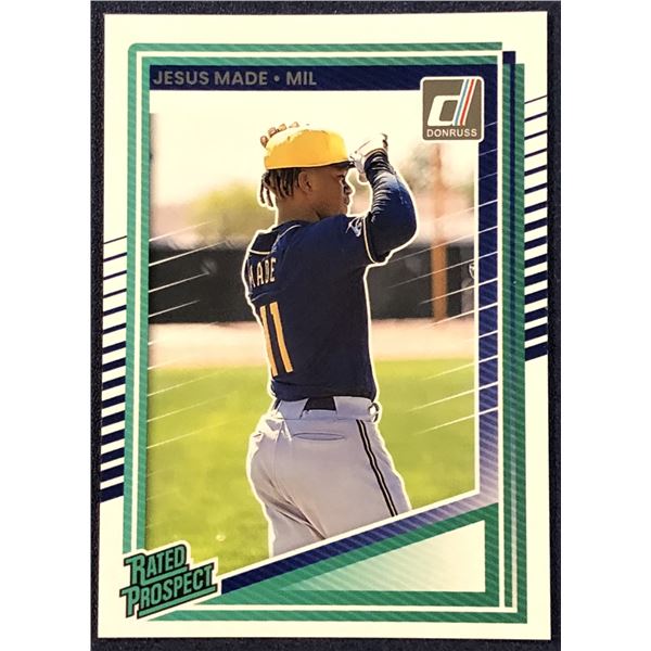 2025 DONRUSS JESUS MADE ROOKIE CARD