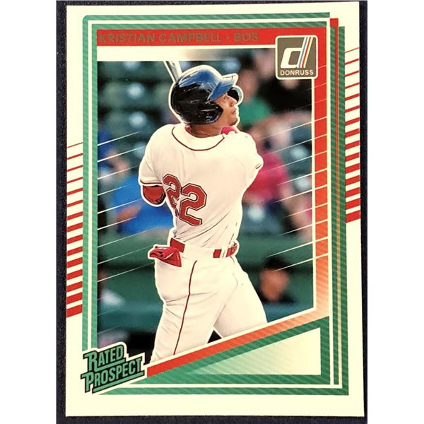 2025 DONRUSS KRISTIAN CAMPBELL ROOKIE CARD