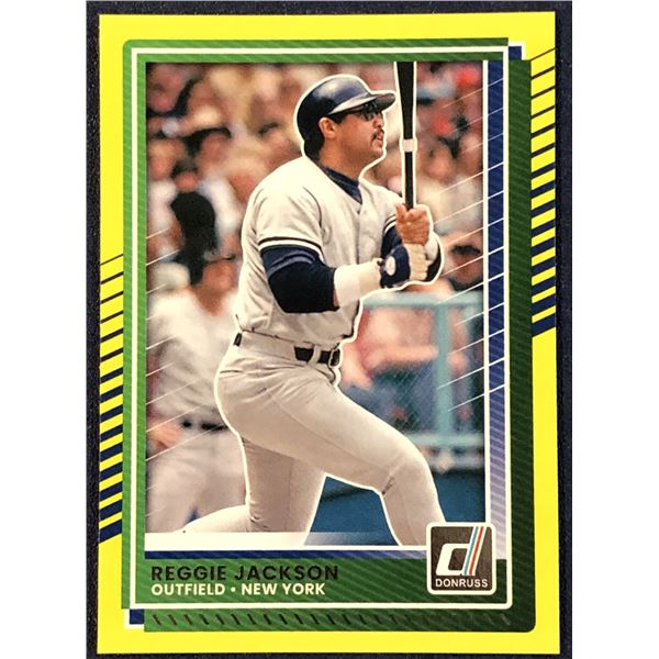 2025 DONRUSS YELLOW PARALLEL REGGIE JACKSON (HOF)