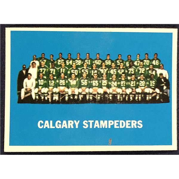 1964 O-PEE-CHEE CFL CALGARY STAMPEDERS