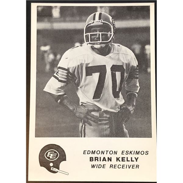 1981 JOGO CFL BRIAN KELLY (HOF)