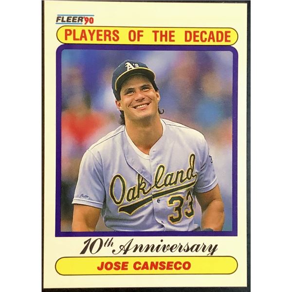 1990 FLEER JOSE CANSECO