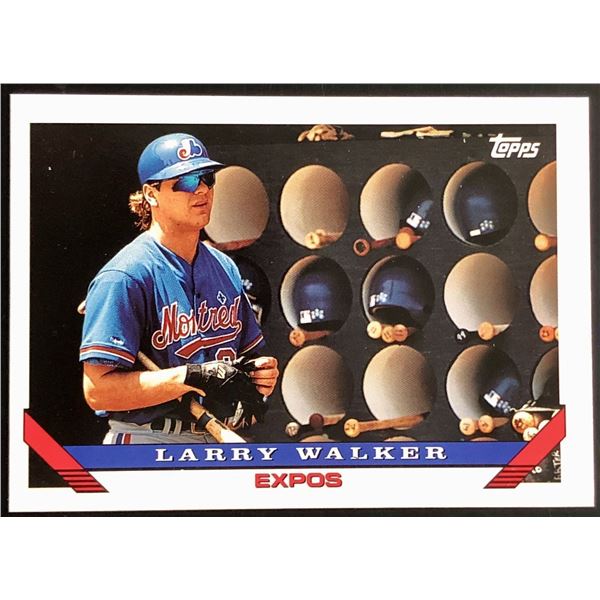 1993 TOPPS LARRY WALKER (HOF)