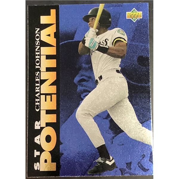 1994 UPPER DECK CHARLES JOHNSON ROOKIE CARD