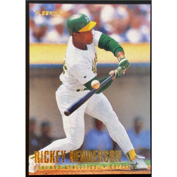 1996 FLEER RICKEY HENDERSON (HOF)