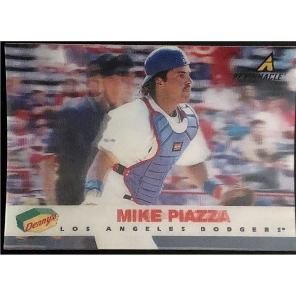 1997 PINNACLE DENNY'S HOLOGRAM MIKE PIAZZA (HOF)