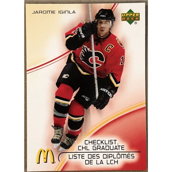 2005-06 UPPER DECK JAROME IGINLA (HOF)