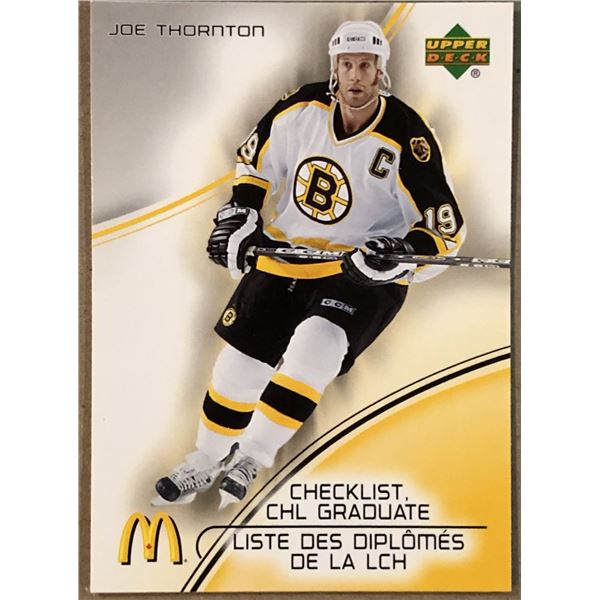 2005-06 UPPER DECK JOE THORNTON (HOF)
