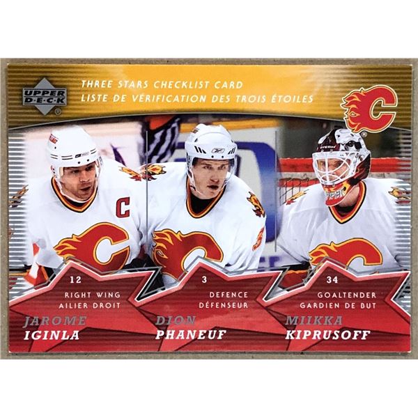 2007-08 UPPER DECK JAROME IGINLA (HOF)