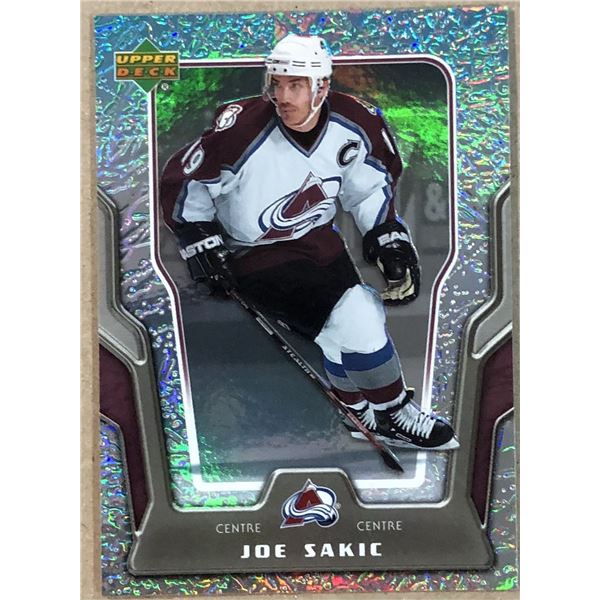 2007-08 UPPER DECK JOE SAKIC (HOF)