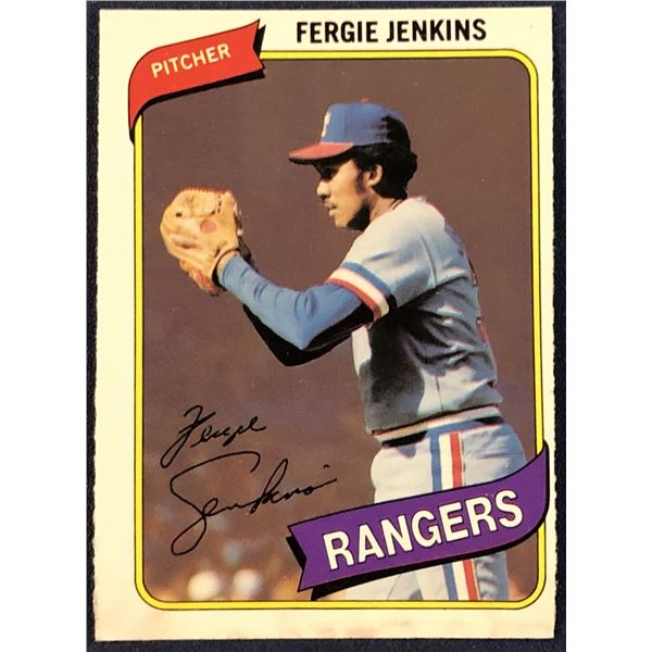 1980 O-PEE-CHEE FERGIE JENKINS (HOF)