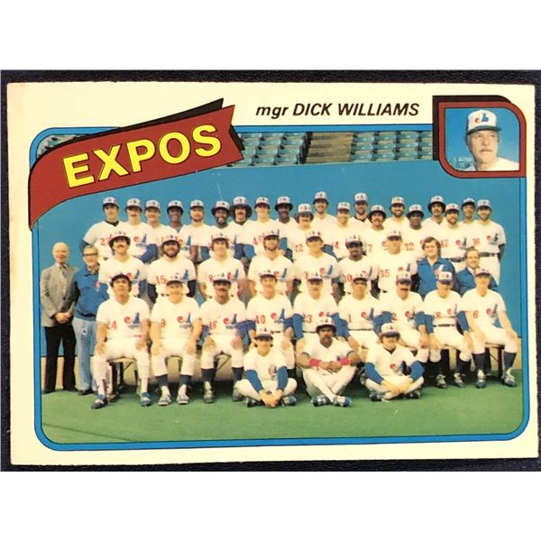 1980 O-PEE-CHEE MONTREAL EXPOS