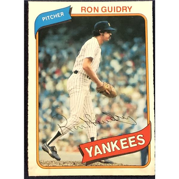 1980 O-PEE-CHEE RON GUIDRY
