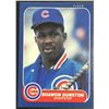 Image 1 : 1986 FLEER SHAWON DUNSTON ROOKIE CARD