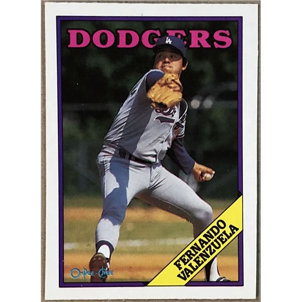 1988 O-PEE-CHEE FERNANDO VALENZUELA