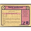 Image 2 : 1982-83 O-PEE-CHEE BARRY PEDERSON ROOKIE CARD
