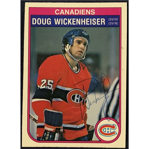 1982-83 O-PEE-CHEE DOUG WICKENHEISER ROOKIE CARD