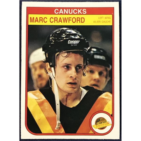 1982-83 O-PEE-CHEE MARC CRAWFORD ROOKIE CARD