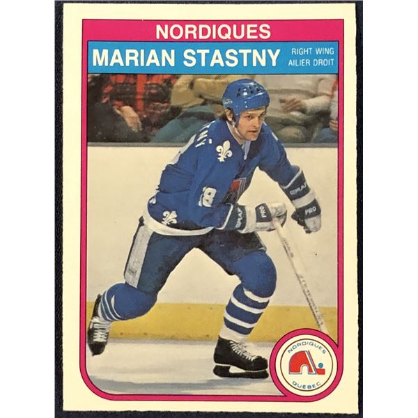 1982-83 O-PEE-CHEE MARIAN STASTNY ROOKIE CARD