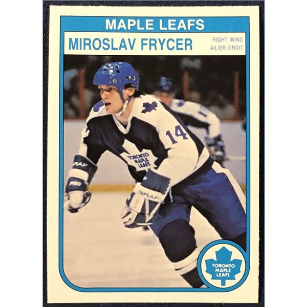 1982-83 O-PEE-CHEE MIROSLAV FRYCER ROOKIE CARD