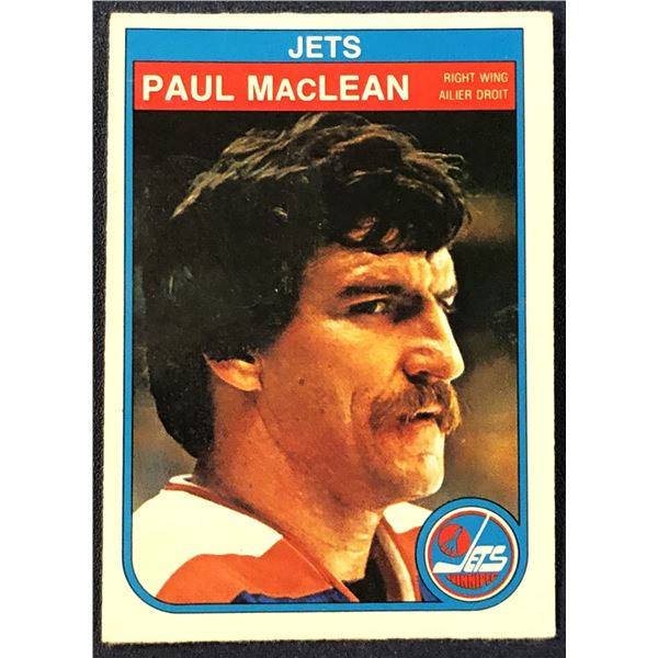 1982-83 O-PEE-CHEE PAUL MacLEAN ROOKIE CARD