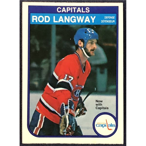 1982-83 O-PEE-CHEE ROD LANGWAY