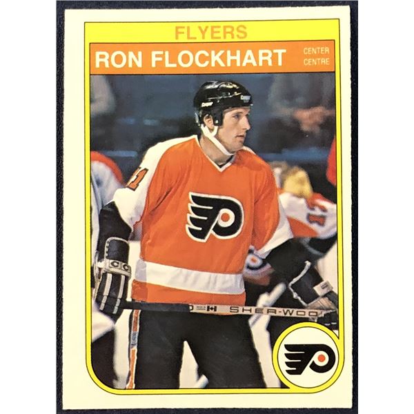 1982-83 O-PEE-CHEE RON FLOCKHART ROOKIE CARD
