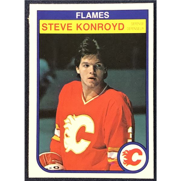1982-83 O-PEE-CHEE STEVE KONROYD ROOKIE CARD